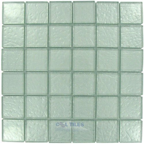 1 7/8" x 1 7/8" Glass Mosaic Tile in Ice Glitter