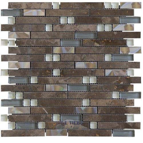 Stone, Glass and Metal Mosaic Tile in Enchantment