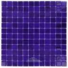 Recycled Glass Tile Mesh Backed Sheet in Blue Ocean